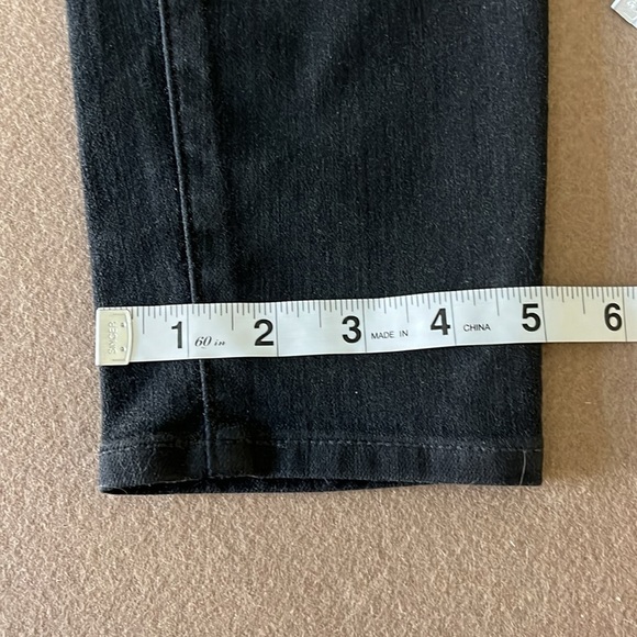 PAIGE NWOT VERDUGO ANKLE BLACK JEANS - Sterling Dark Coated- Size 28 - Picture 10 of 12
